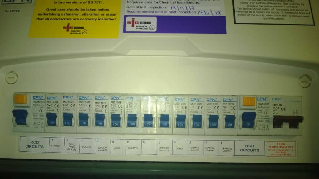 fuse box upgrade replacement electrician altrincham